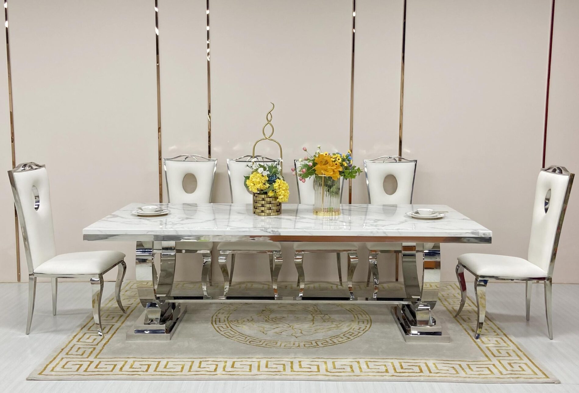 Dining Table DH0002 & Dining Chair Y8890